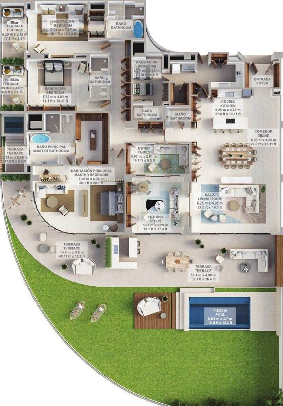 Astor Residence 210 · Plano