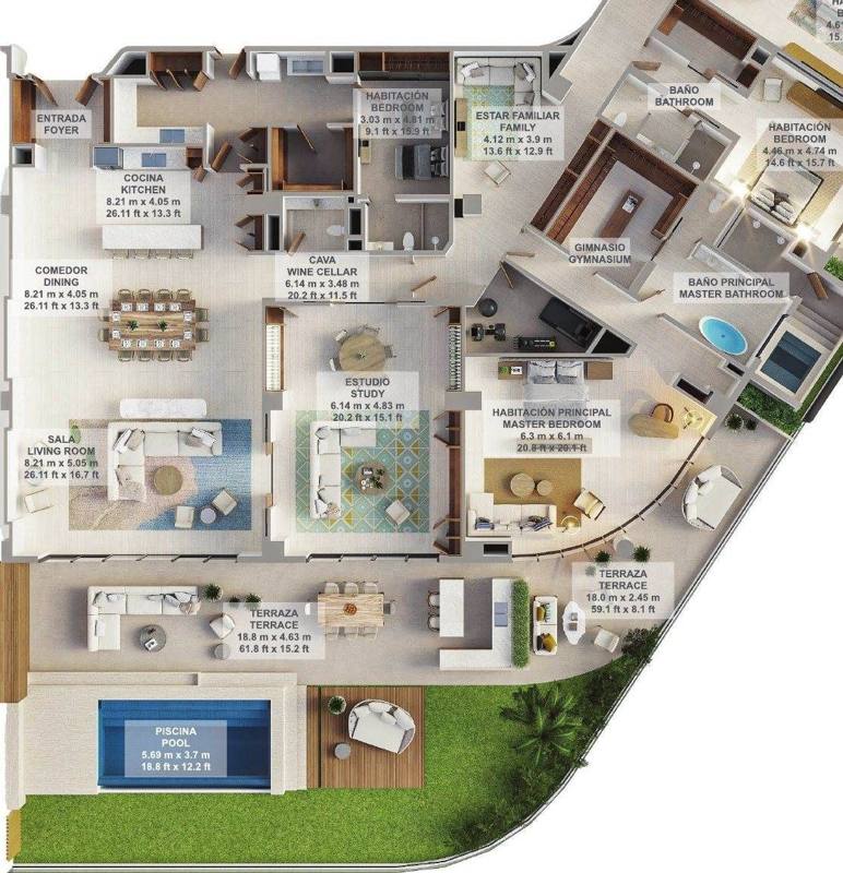 Astor Residence 310 · Plano